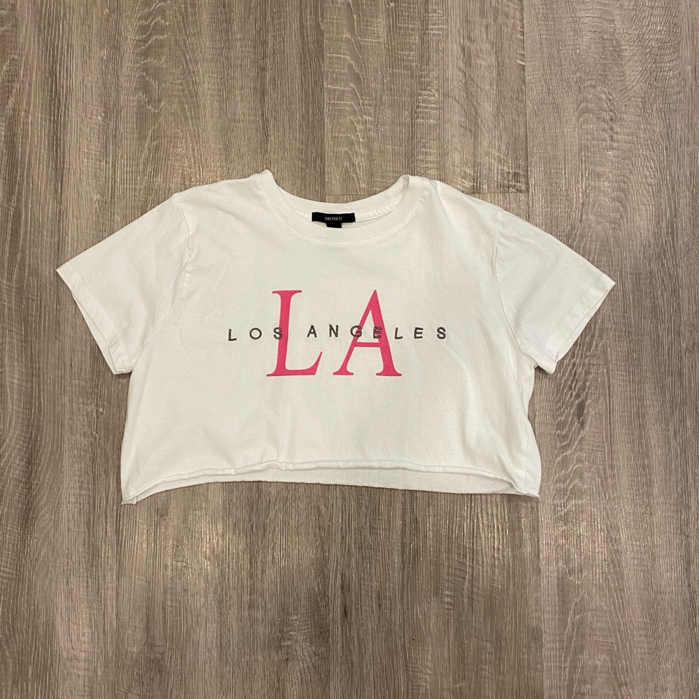 Los Angeles crop top